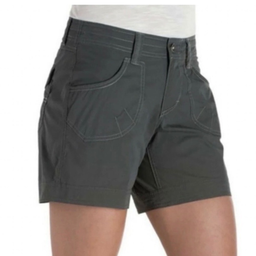 KUHL Womens Kontra Cargo Shorts 12 Stretch Hiking Outdoor Utility Gorpcore